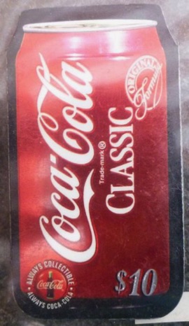 90126-1 € 3,00 coca cola telefoonkaart 6x10cm